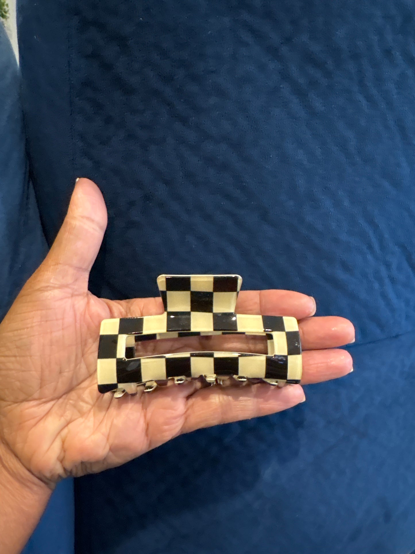 Checkered Claw Clip