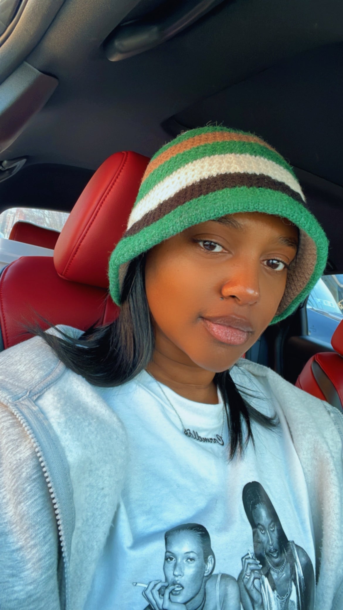 Stripe Me Down Bucket Hat