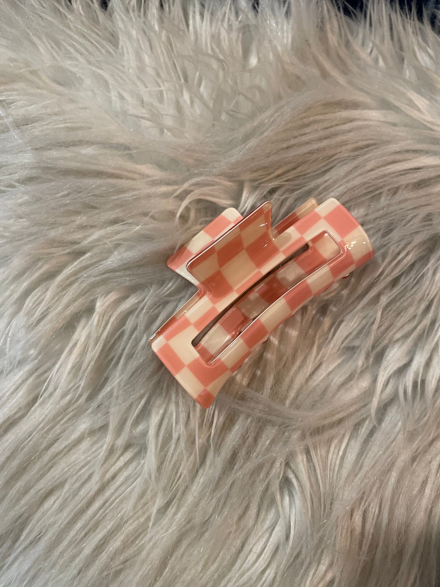 Checkered Claw Clip