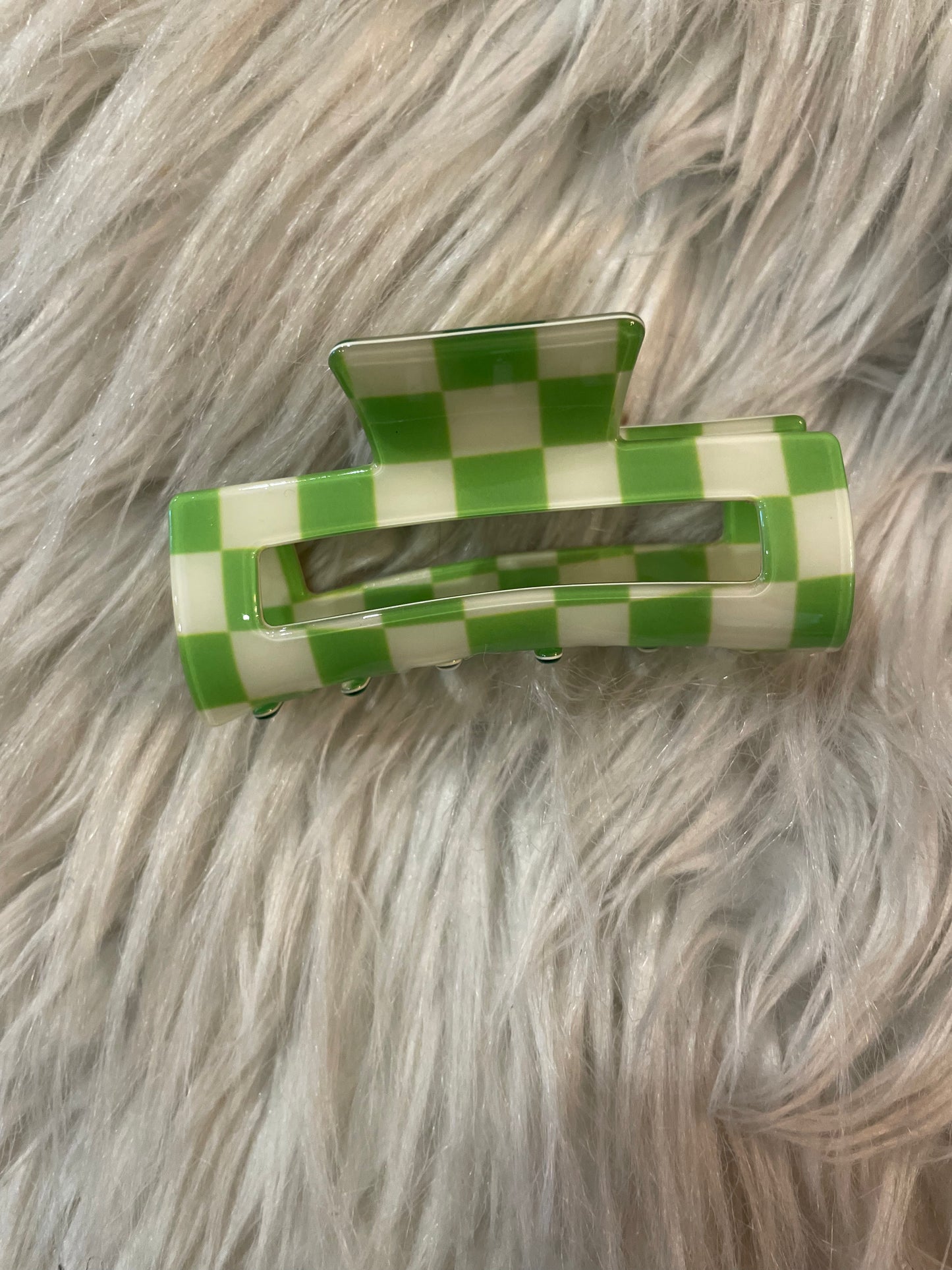 Checkered Claw Clip