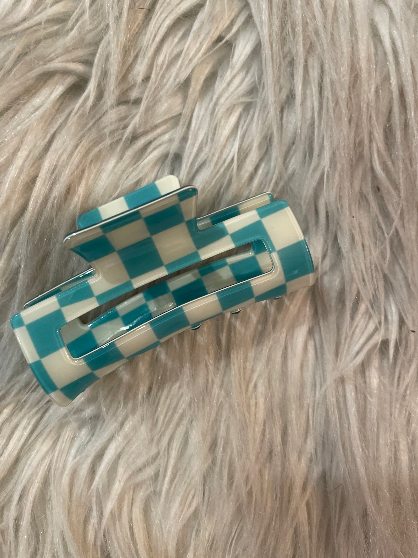 Checkered Claw Clip