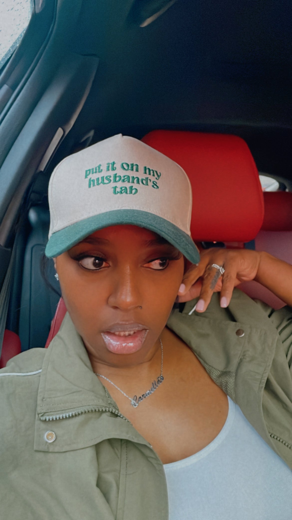 Husbands Tab SnapBack Hat