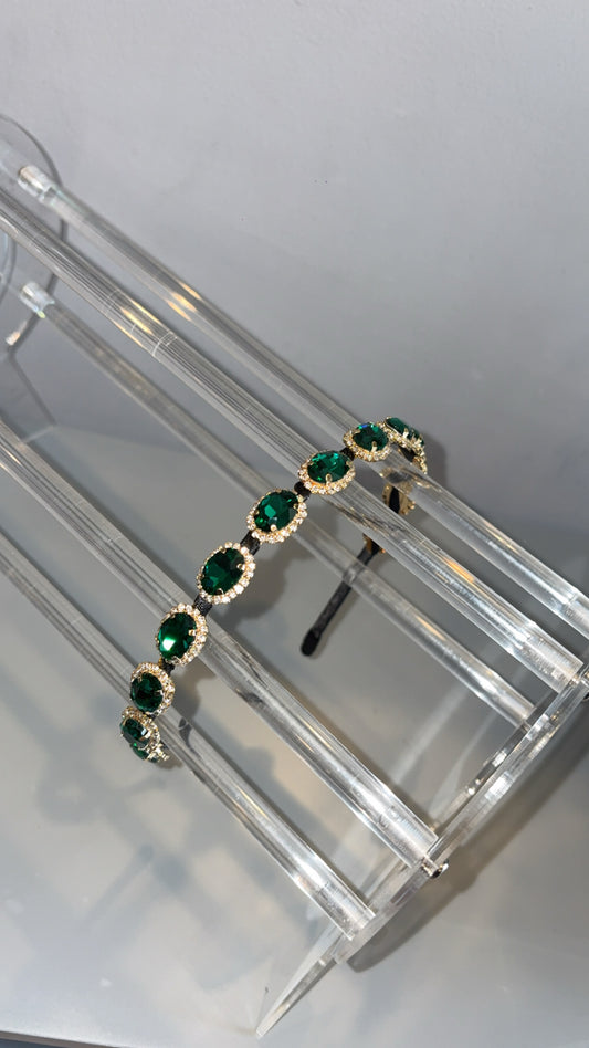 Kelly Green Diamond Headband