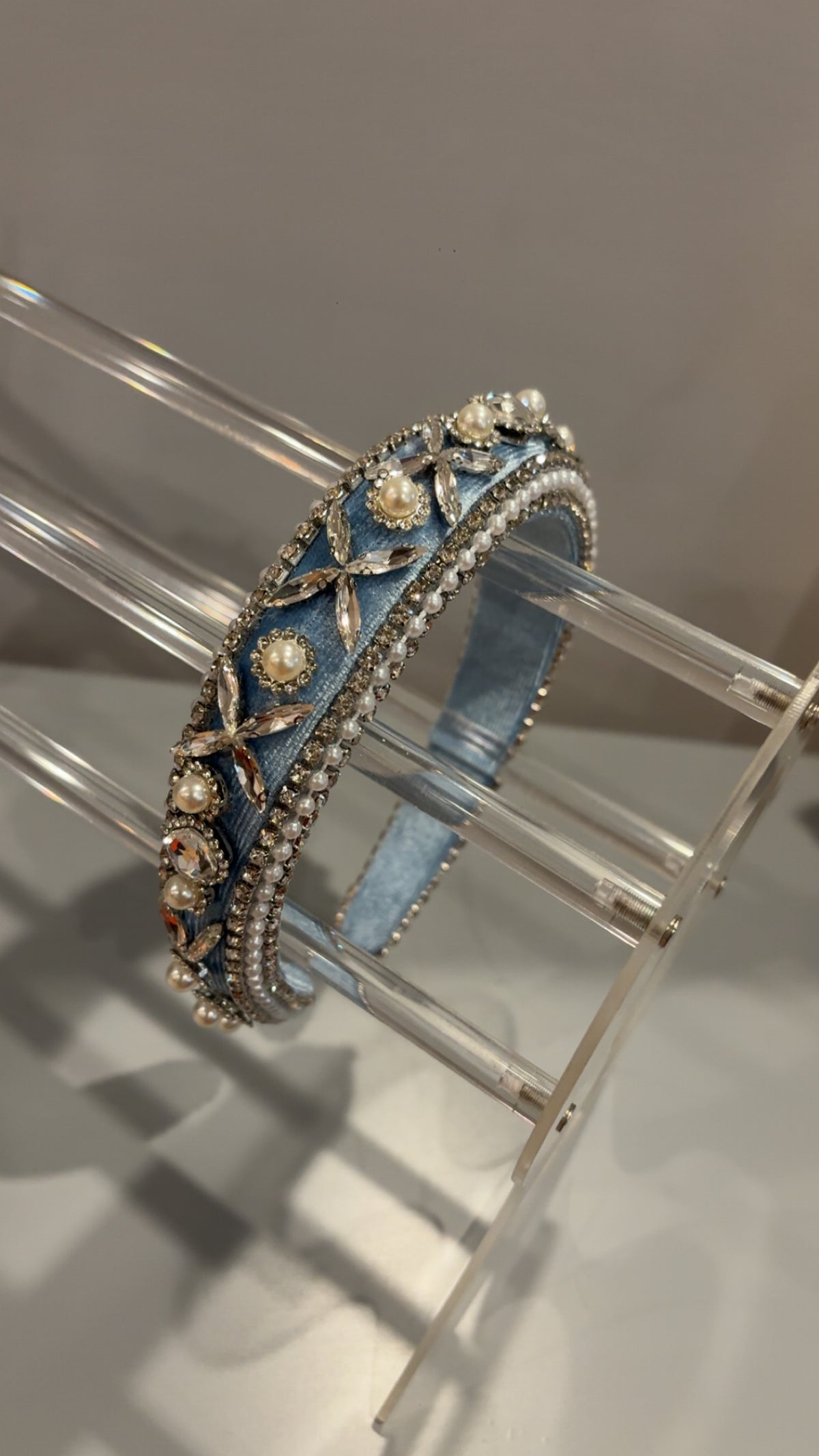 Blue Diamonds & Pearls