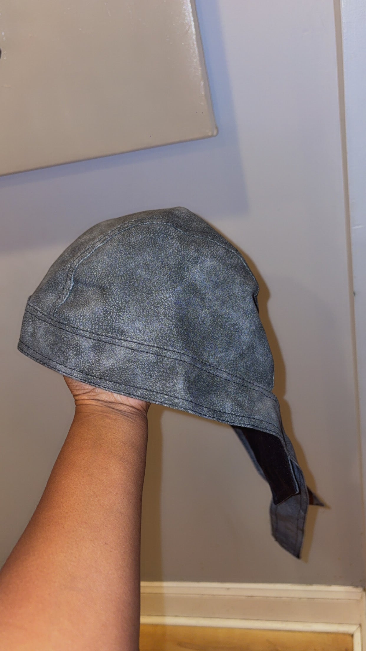 Leather Cap With Studs