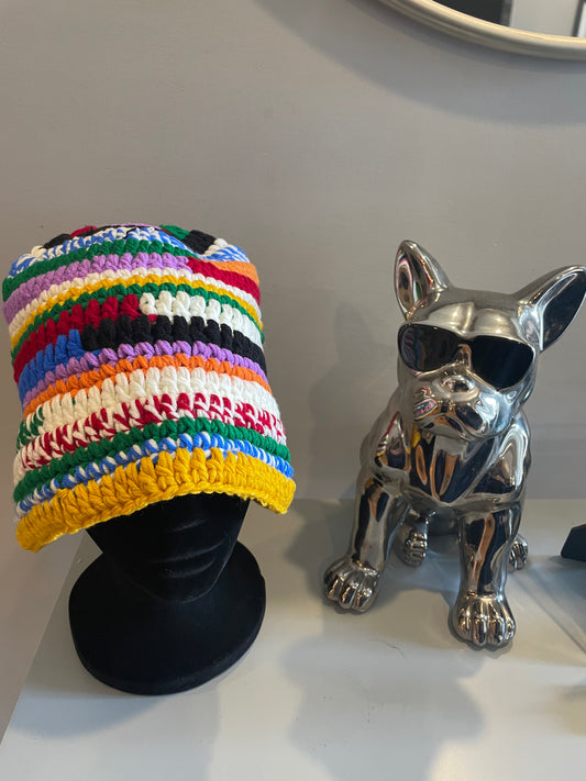 Crochet Colors Bucket Hat