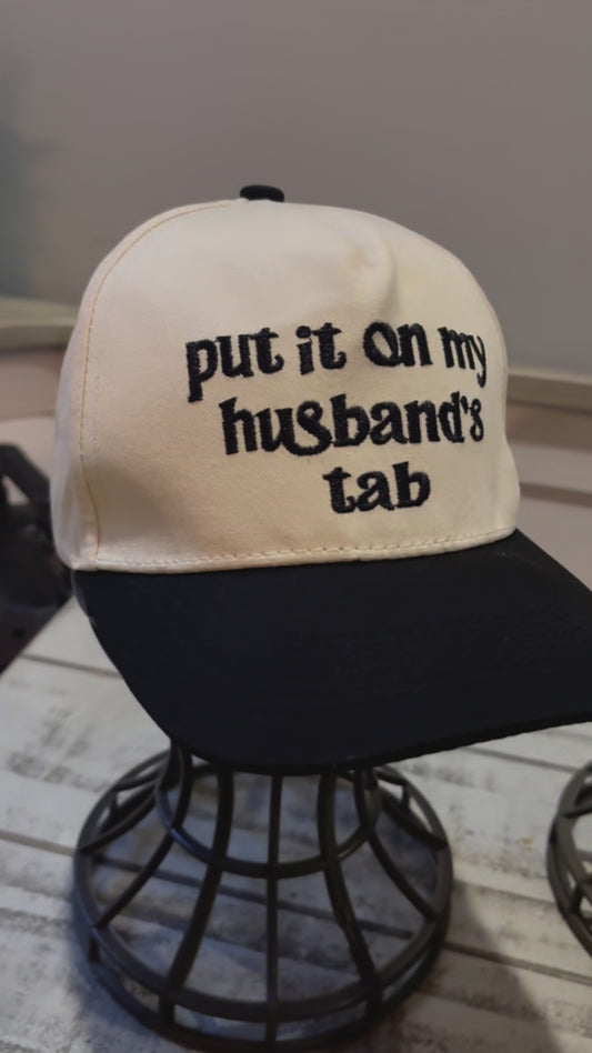 Husbands Tab SnapBack Hat
